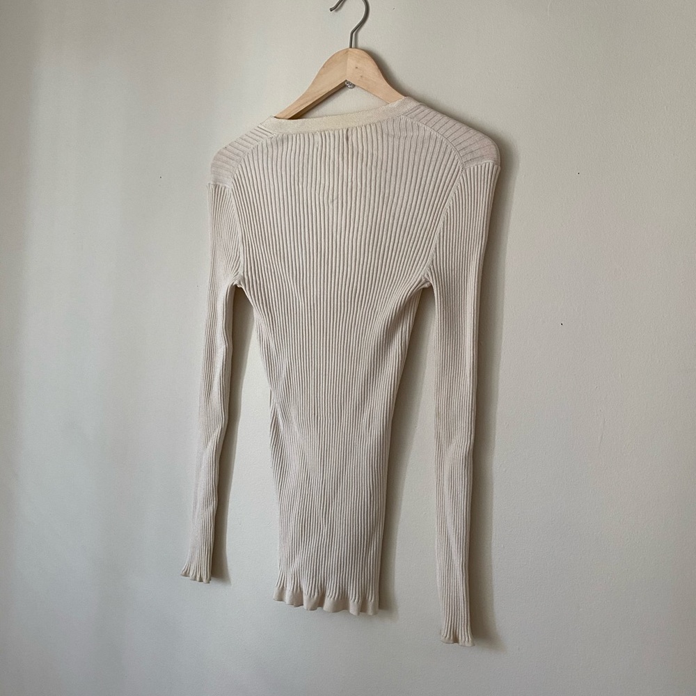 Calvin Klein Ribbed Knit Cardigan - Picture 4 of 9
